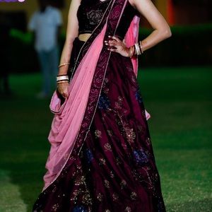 Rich velvet lehenga